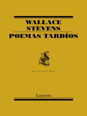 cover image of Poemas tardíos